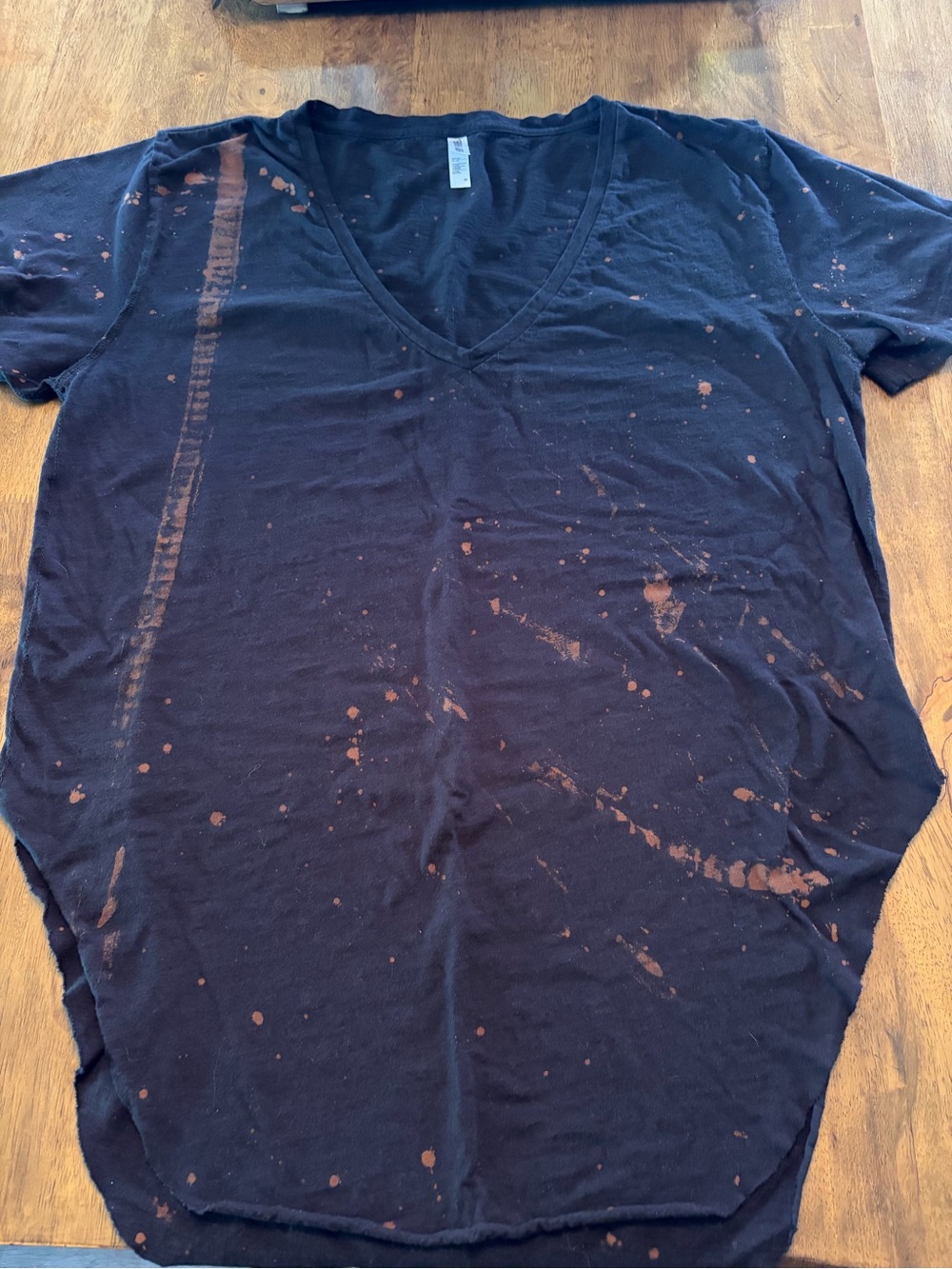 Pebby Forevee Black with bleach spots size XL NEW IN BAG